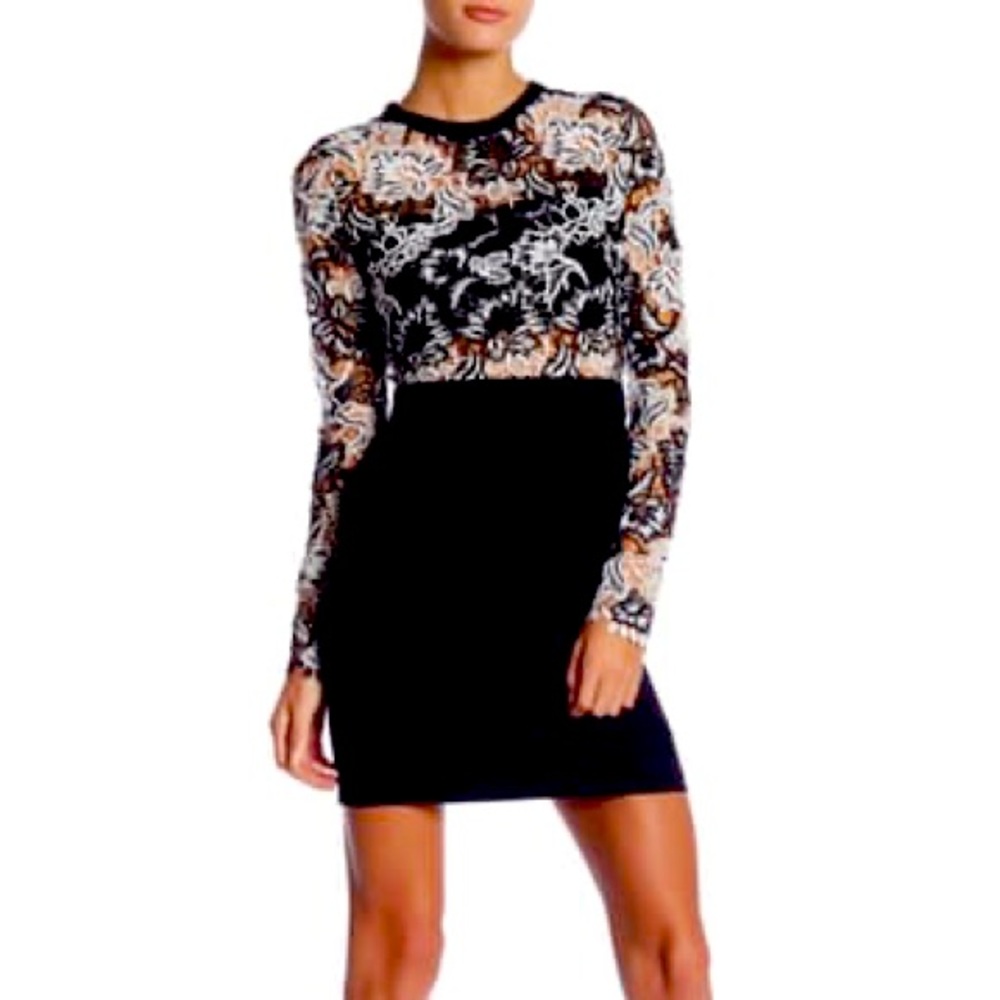 Romeo & Juliet Couture Lace Overlay Dress Prom